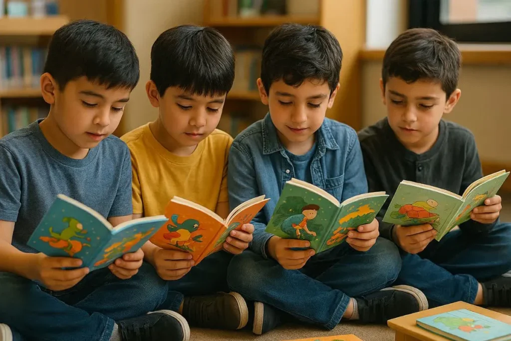 انتخاب کتاب مناسب باعث تشویق کودکان به کتاب‌خوانی می‌شود.